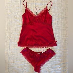 Agent Provocateur Red Lingerie Set